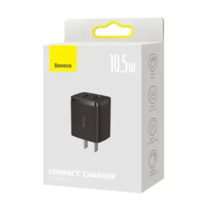 Baseus 10.5W Compact Mobile Charger Dual Port